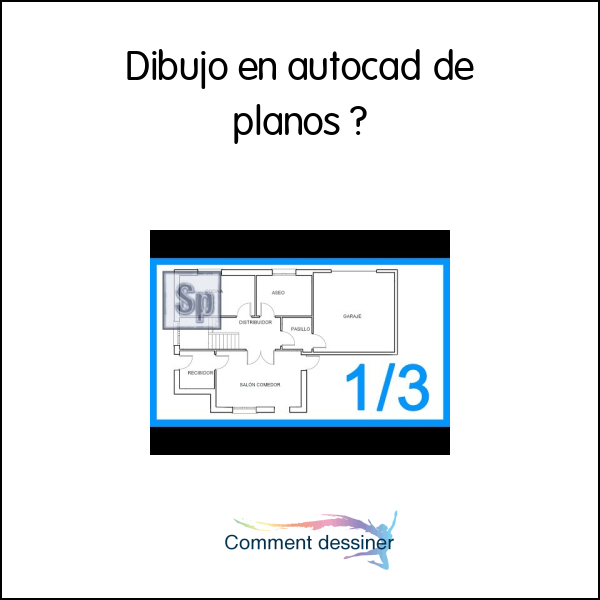 Dibujo en autocad de planos